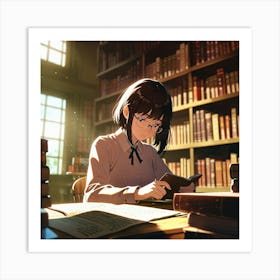 The Young Librarian 44 Art Print