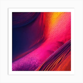 Abstract Amoled color Art Print