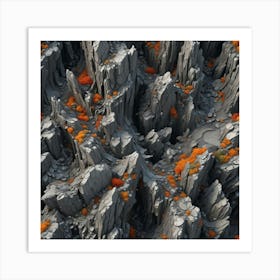 Rocky Landscape Art Print