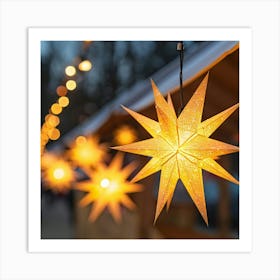 Christmas Lights 3 Art Print