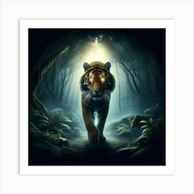 Tiger In The Forest 1 Art Print