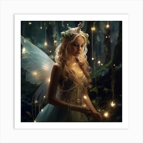 Fairy In The Forest 2 Art Print