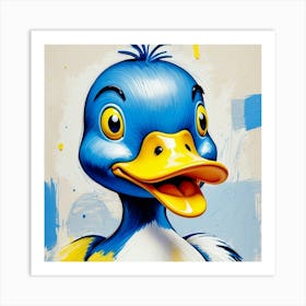 Duck Painting 6 Art Print