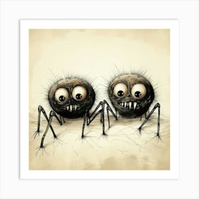 Spiders Cartoon 2 Poster