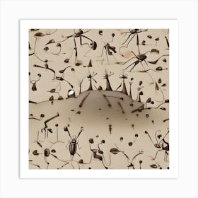 Swarm Of Insects Art Print