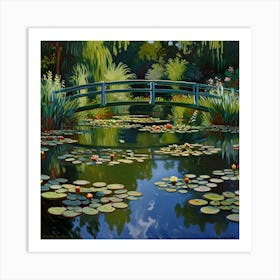 Default Water Lily Pond Claude Monet Art 1 Art Print