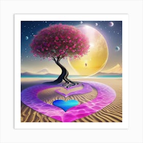 Tree Of Love 3 Art Print