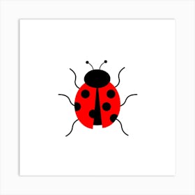 Ladybird Art Print