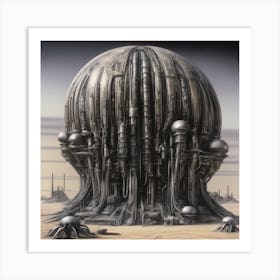 Futuristic City Art Print