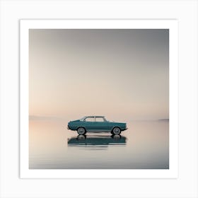 Car In The Water 1 Art Print