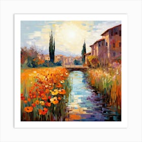 Artistic Alchemy: Italian Brushstrokes 1 Art Print