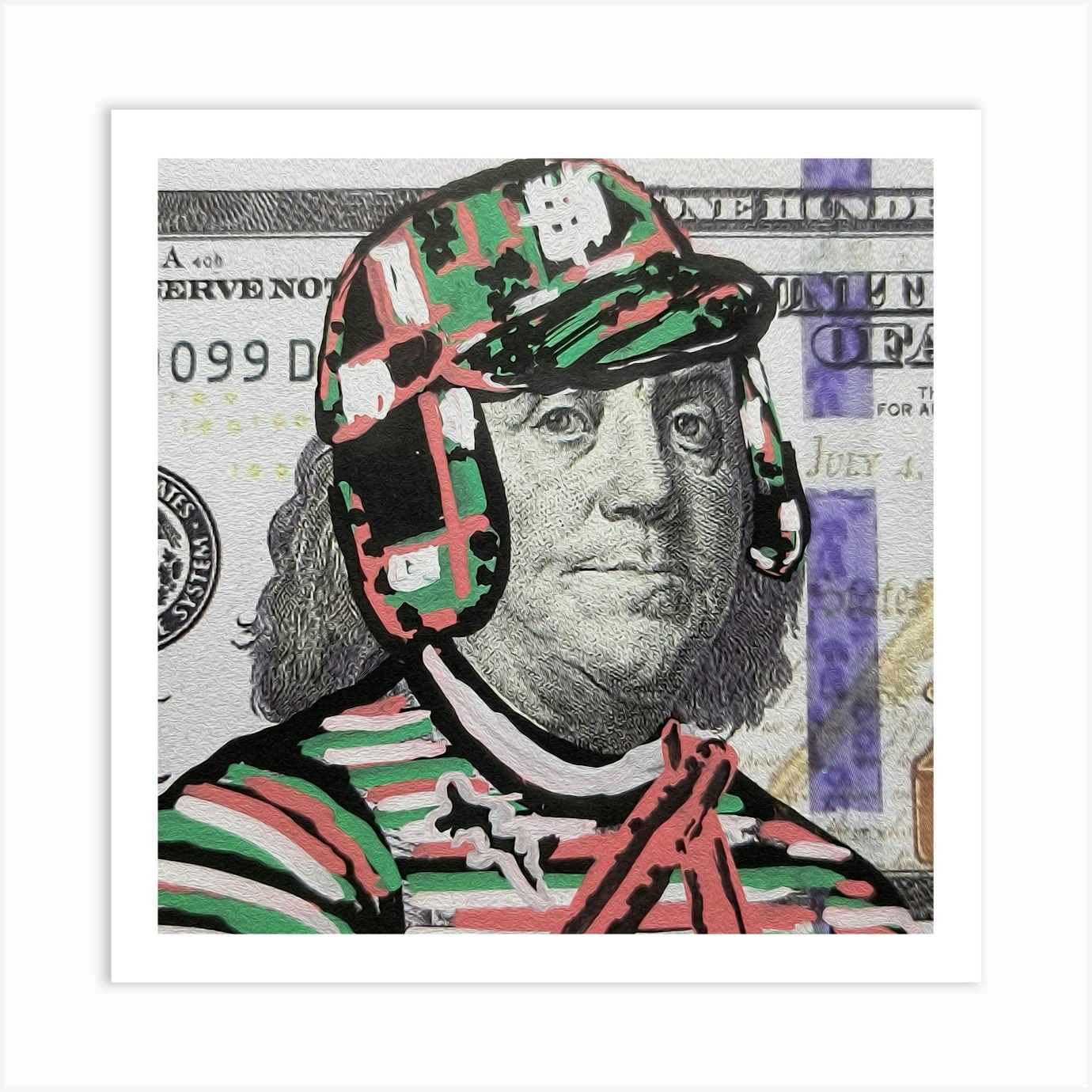 Benjamin Franklin Art Print by Jonas