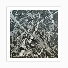 Abstract Painting inspired by Jackson Pollock 7 Art Print