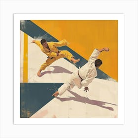 A Judo Throw Lofi Illustration 1718704668 2 Art Print