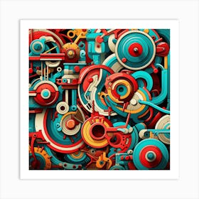 Abstract Background 1 Art Print