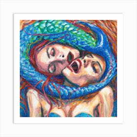 Enchanted Embrace Art Print