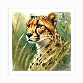 Cheetah 1 Art Print