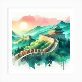 Great Wall Of China 6 Art Print