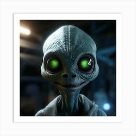 Alien Child 1 Art Print