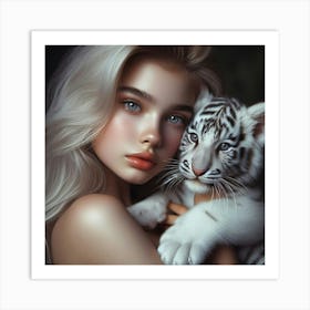 White Tiger 49 Art Print