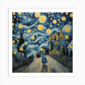 Starry Night 1 Art Print