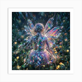 Fairy In The Meadow 1 Art Print