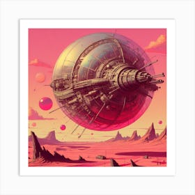 Spaceship 1 Art Print