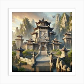 A Majestic View Of The Temple Of Earth Art Print