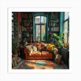 Bohemian Living Room Art Print