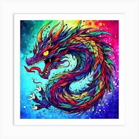 Dragon Design 4 Art Print