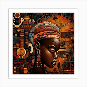 African Woman 30 Art Print