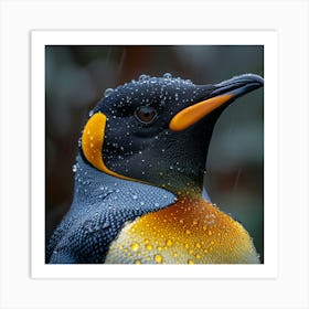 King Penguin 14 Art Print