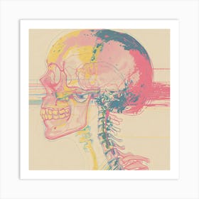 Skull Skeleton Art Print