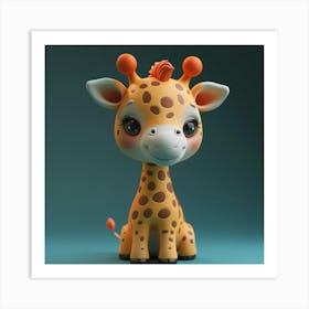 Giraffe 3 Art Print