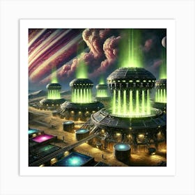 Fortified Bases Chemical Dispersal Systems Art Print