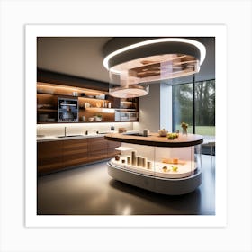 Modern Kitchen Design 17 Art Print