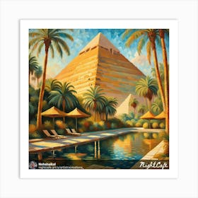 Egyptian Pyramids 12 Art Print