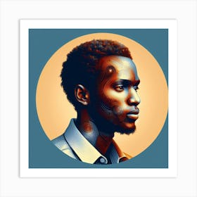 Portrait Of A Man Art Print