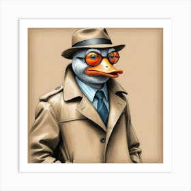 Detective Duck 5 Art Print