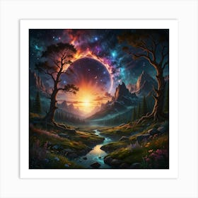 Ethereal Landscape 12 Art Print