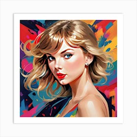 Taylor Swift Ar1 Art Print