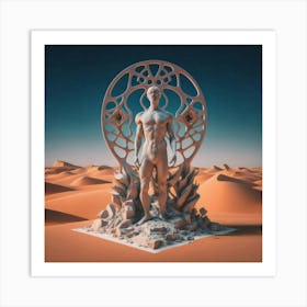 Sand Sculpture 12 Art Print