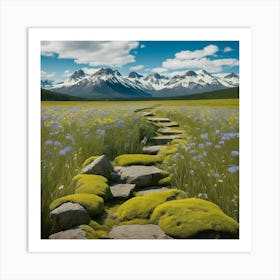 Path To The Mountains Art Print