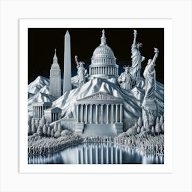 Monuments of Freedom Art Print