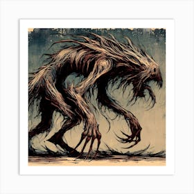 Inhuman Horror Art Print