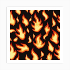 Flames 1 Art Print