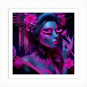 Geisha 194 Art Print