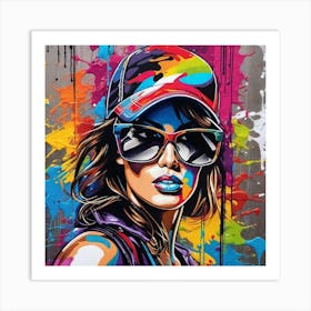 Girl In A Cap Art Print