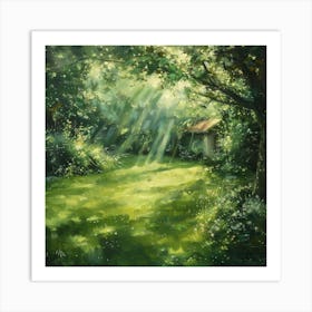 Garden In The Sun 3 Art Print