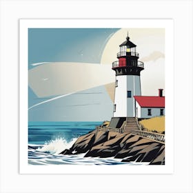 Lighthouse Art Print